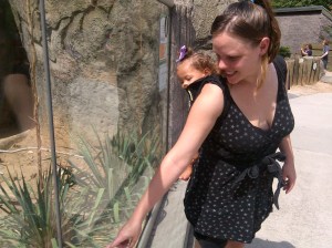 2015-07-21 mommy belle and bella babywearing