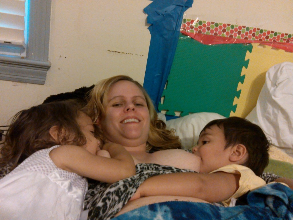 breast-feeding twins 23 months 1